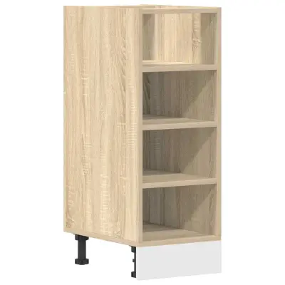 vidaXL Spodnja omarica “Riga” sonoma hrast 30x44,5x81,5cm