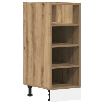 vidaXL Spodnja omarica “Riga” artisan hrast 30x44,5x81,5cm