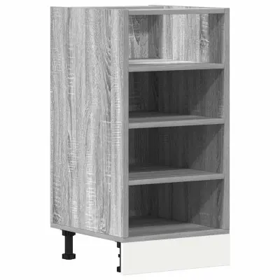 vidaXL Spodnja omarica “Riga” Grey Sonoma 40x44,5x81,5cm