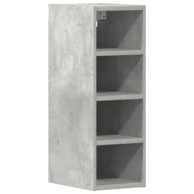 vidaXL Viseča omarica “Riga” Beton Grey 20x29,5x60 cm Inženirski les