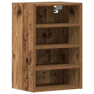 vidaXL Viseča omara “Riga” starega lesa 40x29,5x60 cm Izoblikovan les