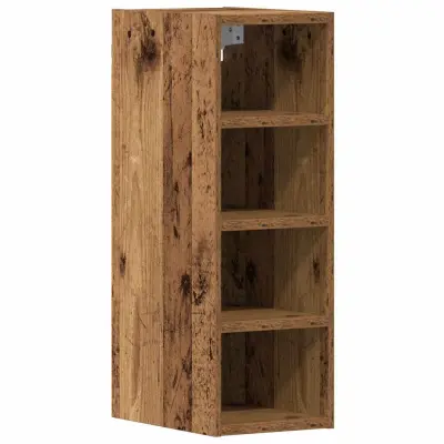 vidaXL Viseča omarica “Riga” Old Wood 20x29,5x60 cm Inženirski les