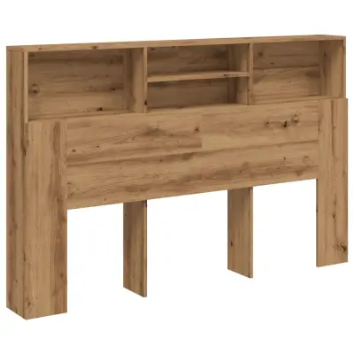 vidaXL Vzglavna omarica artisan hrast 180x19x103,5 cm inženirski les
