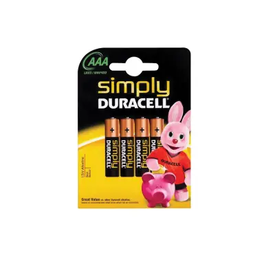Duracell AAA baterije (paket - 4 baterije)