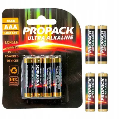 ALKALNE BATERIJE LR03 AAA 1,5 V 4 KOSI.