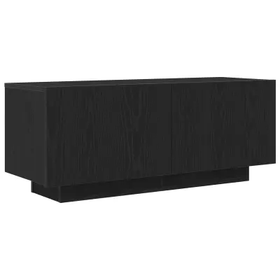 vidaXL TV kabinet Črna Oreh 100x35x40 cm