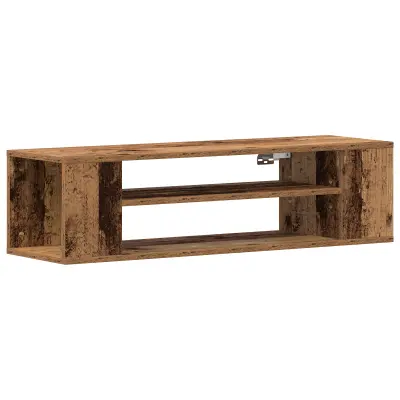vidaXL Stenski TV Kabinet Star Les 100x30x26,5 cm Inženirski Les