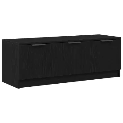 vidaXL TV Omara Črna Oreh 102x35x36,5 cm Inženirski les