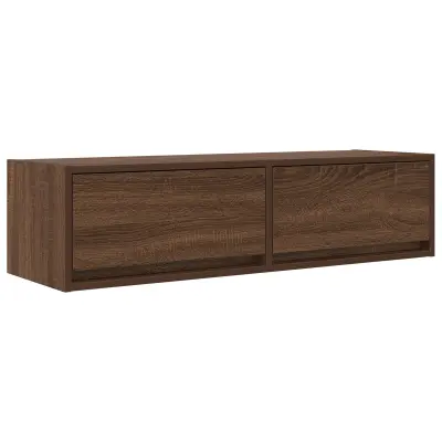 vidaXL TV omarica Rjava Hrast 100x31x25,5 cm Inženirski les