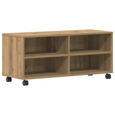 vidaXL TV omarica Artisan hrast 90x35x35 cm inženirski les