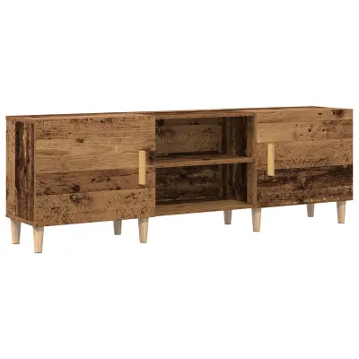 vidaXL TV Predalnik Starega Lesa 150x30x50 cm Izdelan iz Iverne Plošče