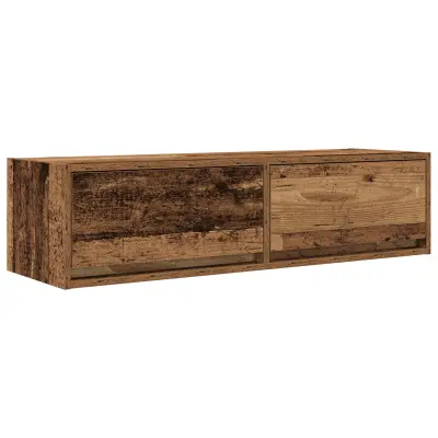 vidaXL TV omarica staro les 100x31x25,5 cm inženirski les