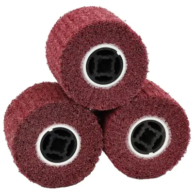 vidaXL Valji za brušenje 3 kosa 80 Grit Sintetična vlakna