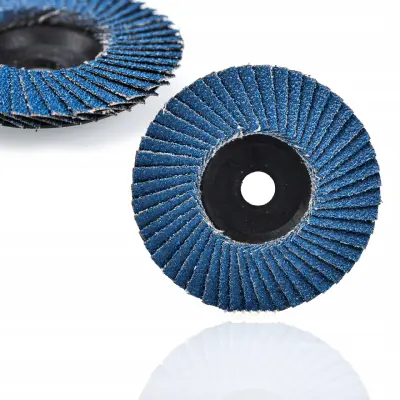 Rosfix Tarča Listnata Polirna 75 mm x 10 mm – G80 za Les, Jeklo, Aluminij | Granulacija 80, Ø10 mm