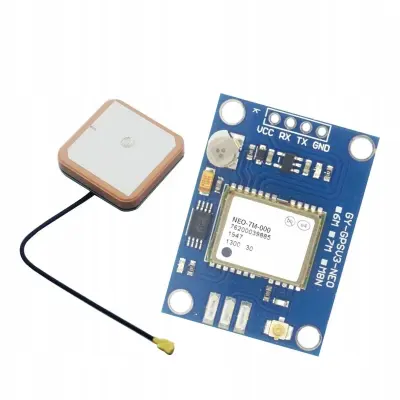 Rosfix Modul GPS GY-NEO7MV2 – Brizgalna Glava z Anteno, GLONASS, UART, 2,7–5,5 V, -162 dBm | 2,5 m Natančnost