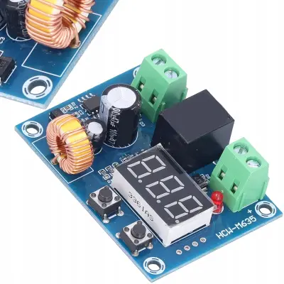 Rosfix XH-M609 Modul za Zaščito Akumulatorja – 8–36V, 20A, LCD, Za 12V/24V Sisteme | 57×42×19 mm, ±0,2V