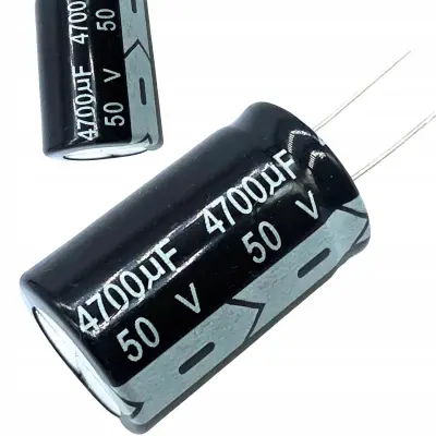 Rosfix Elektrolitski Kondenzator 4700 µF 50 V – THT Montaža | Visoka Kapaciteta, Zanesljivo Delovanje