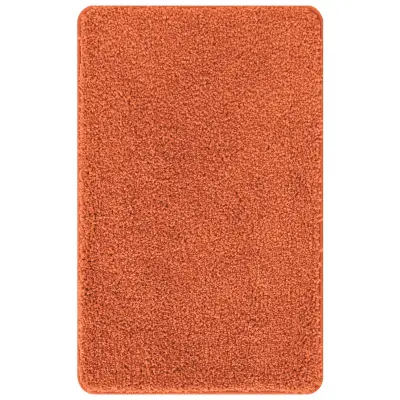 vidaXL Kopalniška preproga pravokotna oranžna 50x80 cm iz polipropilena, protizdrsna