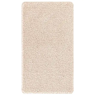 vidaXL Kopalniška Preproga Pravokotna Krem 70x120 cm Polipropilen Protizdrsna