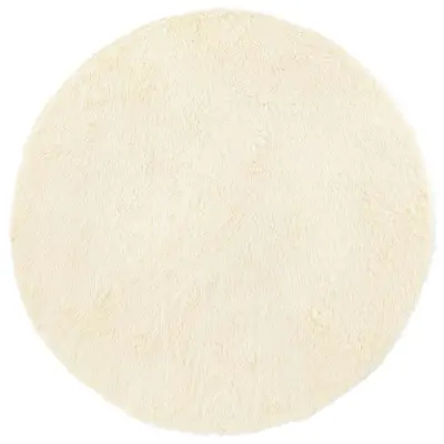 vidaXL Visoka košata preproga NAVARRA krem 120x120 cm poliester