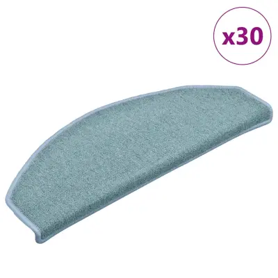 vidaXL Podloge za stopnice 30 kosov Modra 65x24x4 cm