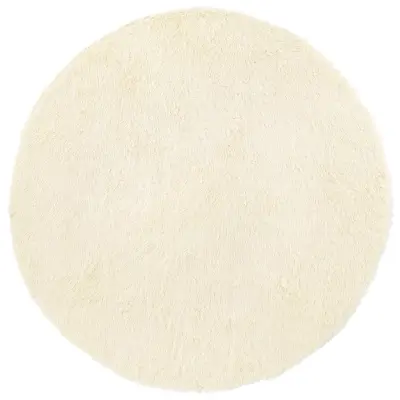 vidaXL Visoka košata preproga NAVARRA krem 200x200 cm poliester