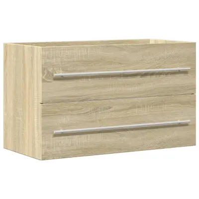 vidaXL Omarica za umivalnik starinski les 80x38,5x48 cm inženirski les