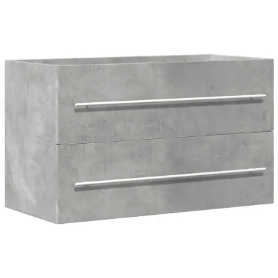 vidaXL Omarica za umivalnik artisan hrast 80x38,5x48 cm inženirski les