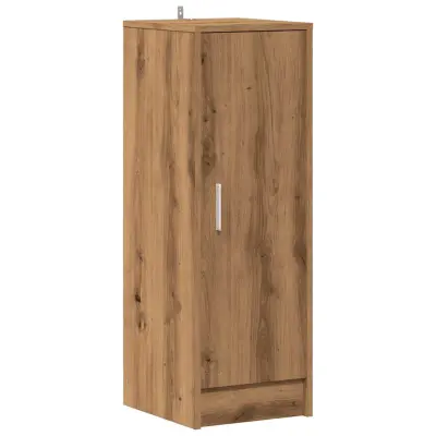 vidaXL Omarica za čevlje artisan hrast 32x35x92 cm inženirski les
