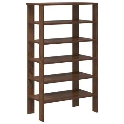 vidaXL Regal za čevlje rjav hrast 61x32x105 cm inženirski les
