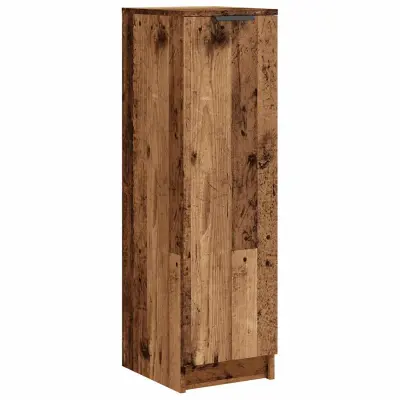 vidaXL Omarica za čevlje starinski les 29,5x35x100,5 cm inženirski les