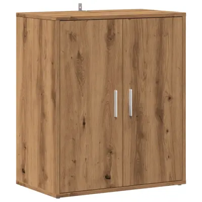 vidaXL Omarica za čevlje artisan hrast 60x35x70 cm inženirski les