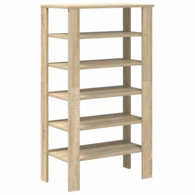 vidaXL Regal za čevlje sonoma hrast 61x32x105 cm inženirski les