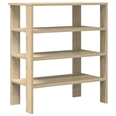 vidaXL Regal za čevlje sonoma hrast 61x32x70 cm inženirski les