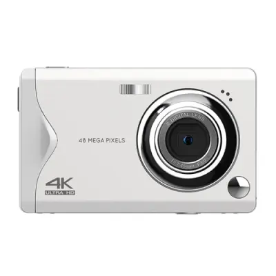 4K HD 3,0-palčni zaslon IPS s samodejnim ostrenjem HD digitalni fotoaparat (bel)