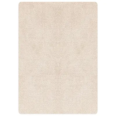 vidaXL puhasta preproga z lateks ozadjem krem 240x340 cm