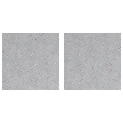 vidaXL Aluminijaste protizdrsne plošče, 2 kosa, 40x40 cm