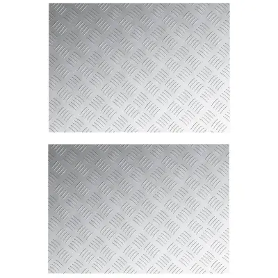 vidaXL Aluminijaste antiskluzne plošče 2 kosa 70x50 cm