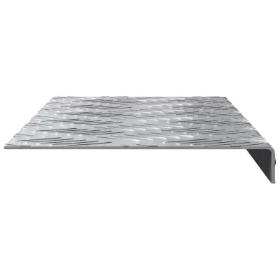 vidaXL aluminijaste stopnice 5 paket protizdrsne 60x18 cm