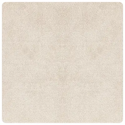 vidaXL Shaggy preproga z lateks podlago krem 200x200 cm