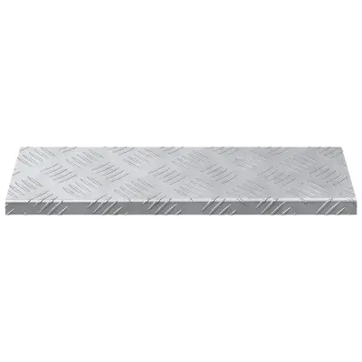 vidaXL Aluminijaste stopnice 10 kos Protizdrsne 60x18 cm