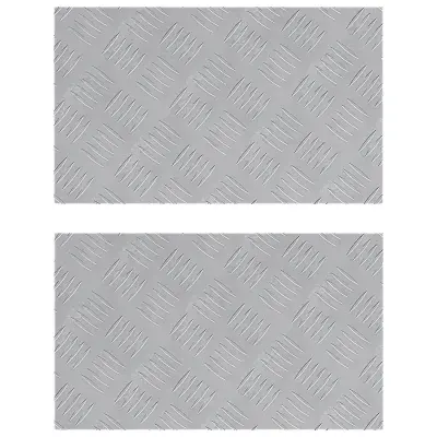 vidaXL aluminijaste čeke 2 kosi protislipne 50x30 cm