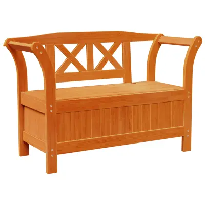 vidaXL Zunanja Shramba Klop Akacija 119x76x44 cm Trden Les