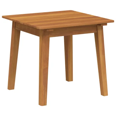 vidaXL stranska miza 45x45x40 cm iz trdnega akacijevega lesa