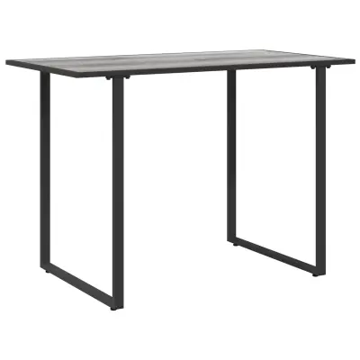 vidaXL vrtnarska miza siva 100x55x70 cm DPC in jeklo
