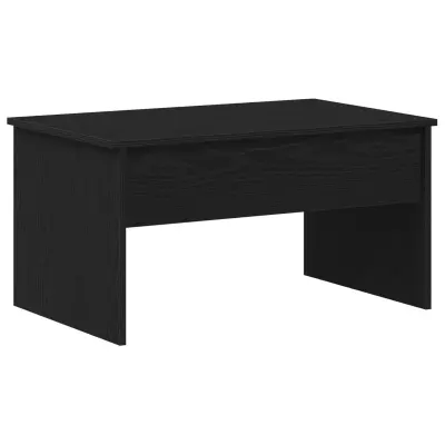 vidaXL Črna Orehova Klubska Miza - 80 x 50.5 x 41.5 cm
