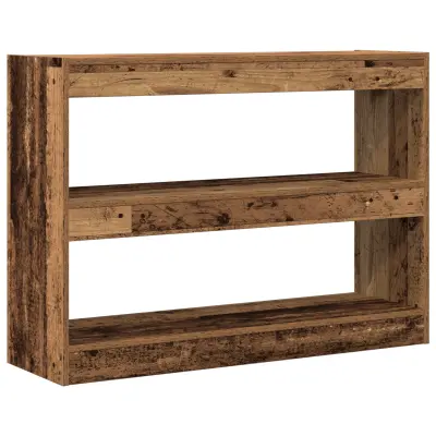 vidaXL Knjigovna omara/Prostorski delilec v starem lesu, 100x30x72 cm, izdelano iz inženirskega lesa
