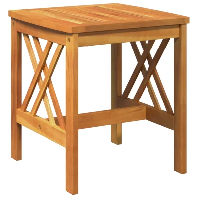 vidaXL 3-delni vrtnarski set s blazinami iz trdnega akacijevega lesa