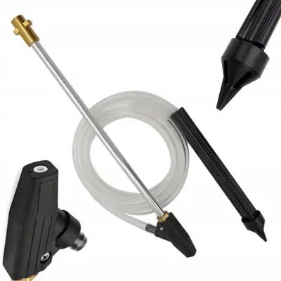 Rosfix Set Šoba za Peskanje – Nadomestni Del za Visokotlačni Čistilnik Kärcher K2–K7 | 3 m Cev, 460 mm Lanca, Keramična Šoba