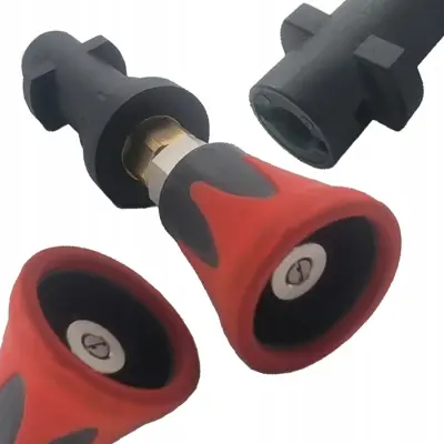 MINI KOPITA S ŠOBO Z RAVNIM CURKOM 40° RDEČA KARCHER K2-K7 BAJONET 4000PSI